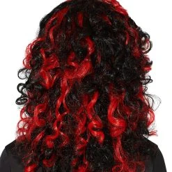 Spirit Halloween Nightmare Black Spider Wig -Cheap Trick Or Treat Hub Store 00108951 c