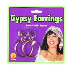 Spirit Halloween Goldtone Clip On Earrings -Cheap Trick Or Treat Hub Store 00115923 c