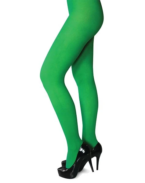 Spirit Halloween Opaque Tights - Green 1 Spirit Halloween Opaque Tights - Green