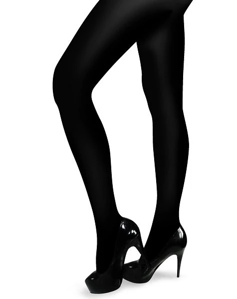 Spirit Halloween Opaque Tights - Black 1 Spirit Halloween Opaque Tights - Black