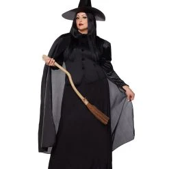 Spirit Halloween Adult Black Witch Plus Size Costume 5 Spirit Halloween Adult Black Witch Plus Size Costume -Cheap Trick Or Treat Hub Store 00181081 c