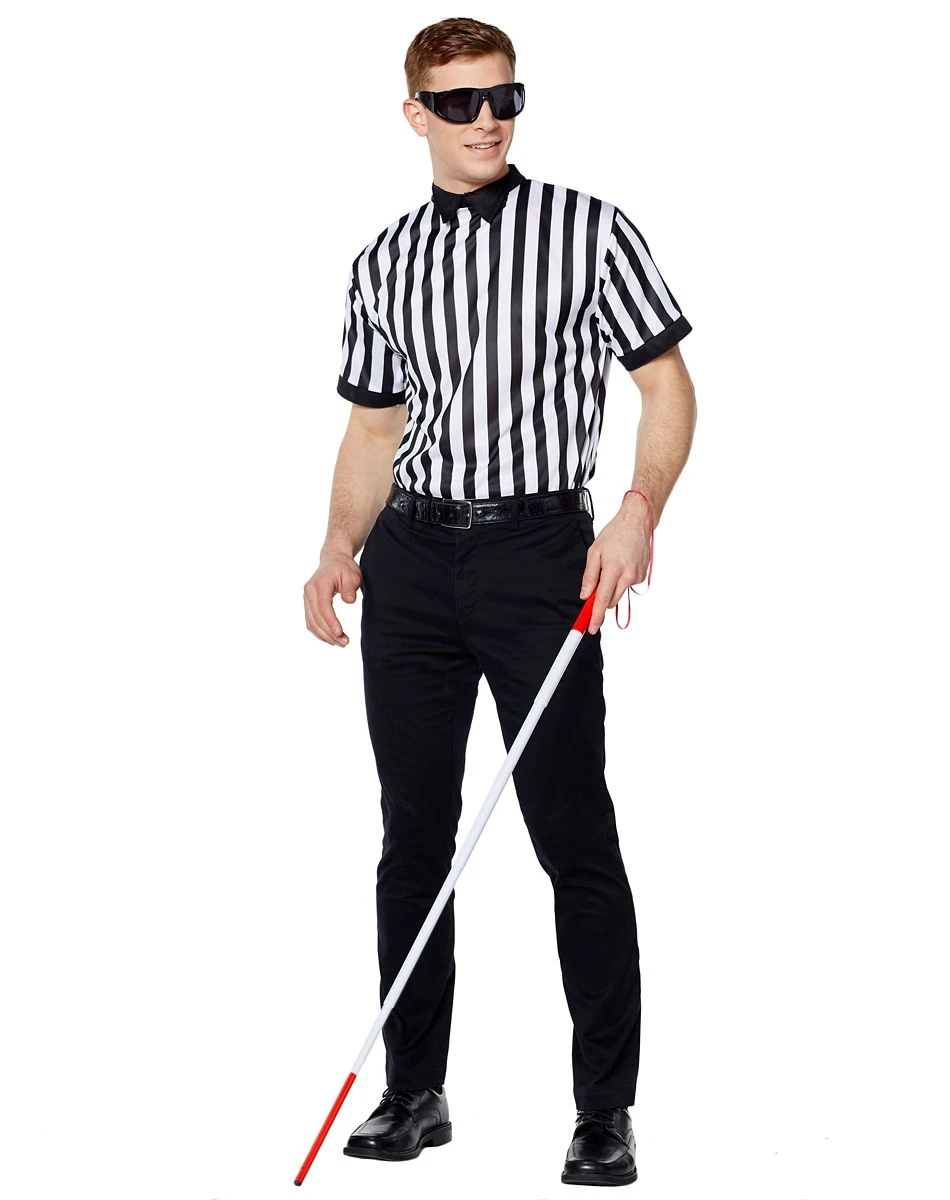 Spirit Halloween Adult Blind Referee Costume 1 Spirit Halloween Adult Blind Referee Costume