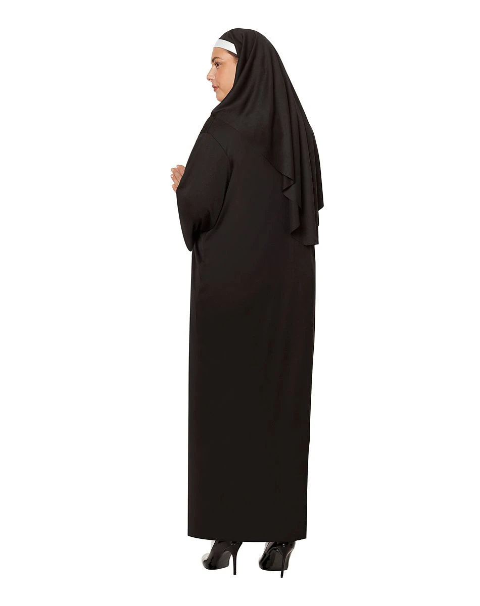Spirit Halloween Adult Nun Plus Size Costume 2 Spirit Halloween Adult Nun Plus Size Costume - Image 2
