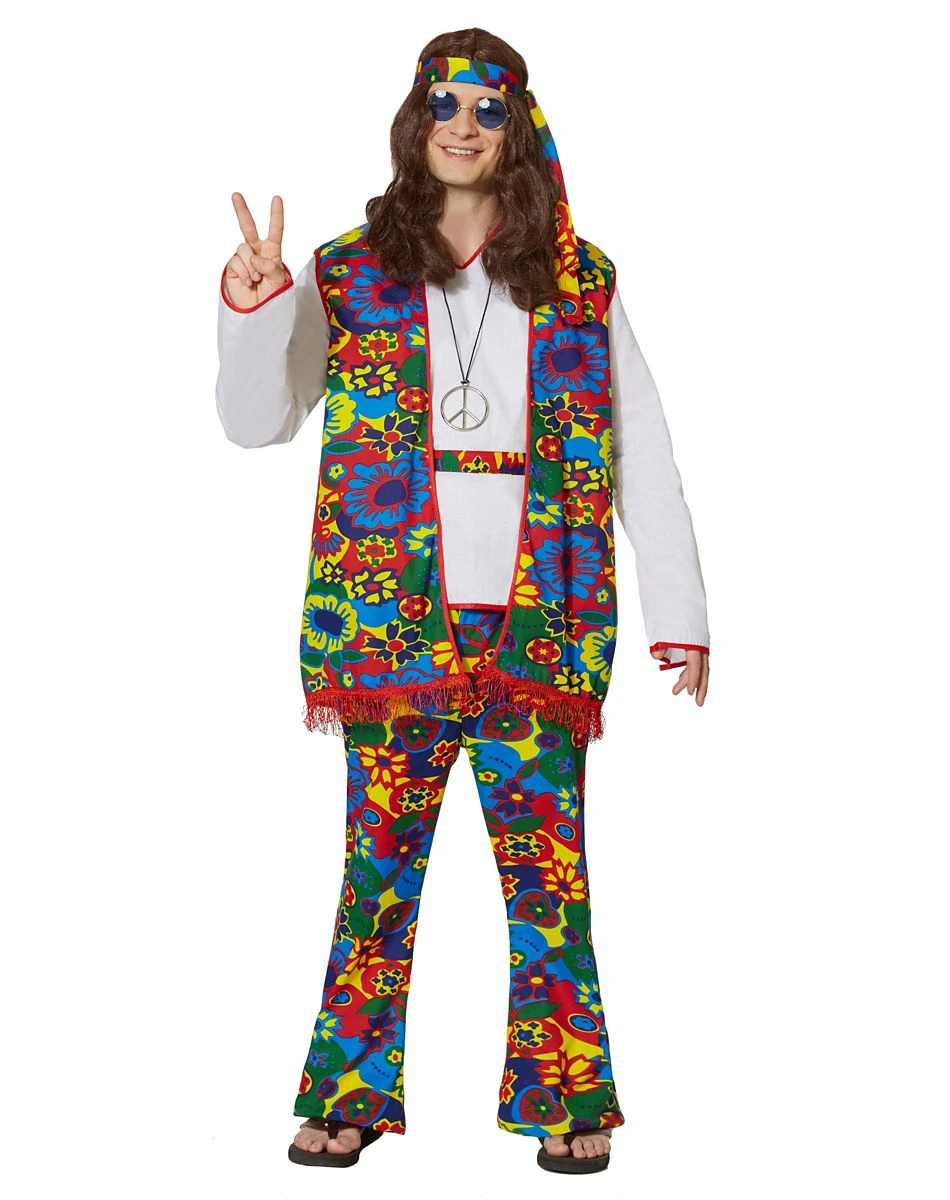 Spirit Halloween Adult Hippy Dippy Man Hippie Costume 1 Spirit Halloween Adult Hippy Dippy Man Hippie Costume