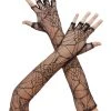 Spirit Halloween Spider Web Gloves