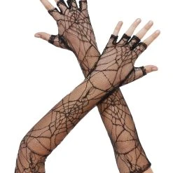 Spirit Halloween Spider Web Gloves