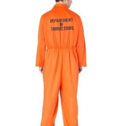 Spirit Halloween Adult Department of Corrections Prisoner One Piece Costume 19 Spirit Halloween Adult Department of Corrections Prisoner One Piece Costume -Cheap Trick Or Treat Hub Store 00580787 b