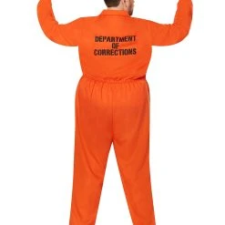 Spirit Halloween Adult Department of Corrections Prisoner One Piece Costume 15 Spirit Halloween Adult Department of Corrections Prisoner One Piece Costume -Cheap Trick Or Treat Hub Store 00580803 f