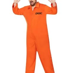 Spirit Halloween Adult Escaped Convict Plus Size Costume -Cheap Trick Or Treat Hub Store 00580845 c