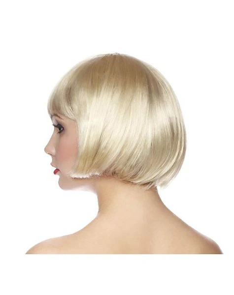 Spirit Halloween Short Blonde Bob Wig 2 Spirit Halloween Short Blonde Bob Wig - Image 2