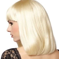 Spirit Halloween Blonde Pageboy Wig 3 Spirit Halloween Blonde Pageboy Wig -Cheap Trick Or Treat Hub Store 00603654 b