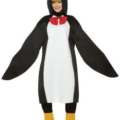 Spirit Halloween Adult Penguin One Piece Costume -Cheap Trick Or Treat Hub Store 01002120 a