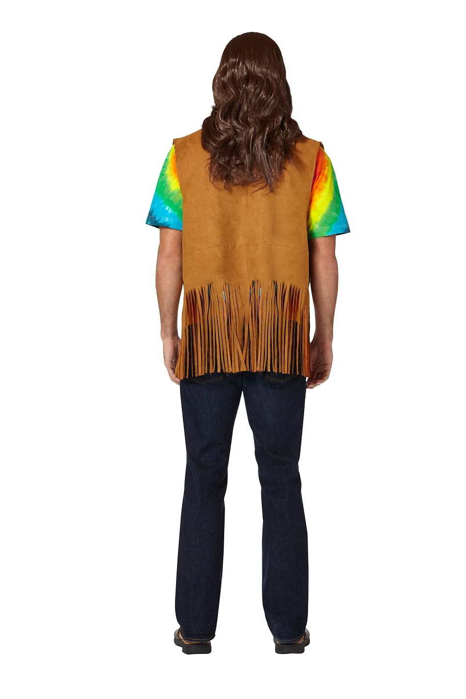 Spirit Halloween Fringed Suede Hippie Vest 2 Spirit Halloween Fringed Suede Hippie Vest - Image 2