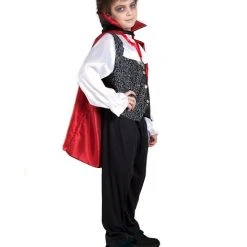 Spirit Halloween Kids Red Vampire Costume -Cheap Trick Or Treat Hub Store 01064153 b