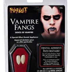 Spirit Halloween White Vampire Fangs -Cheap Trick Or Treat Hub Store 01097559 c