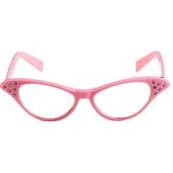 Spirit Halloween '50s Pink Rhinestone Glasses