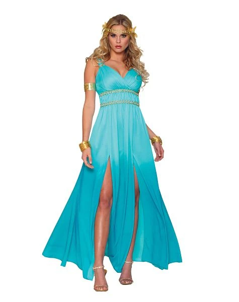 Spirit Halloween Adult Floor Length Aphrodite Costume 1 Spirit Halloween Adult Floor Length Aphrodite Costume