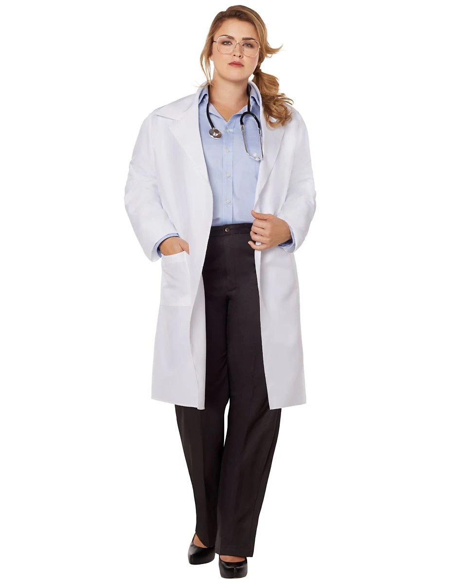 Spirit Halloween Adult Lab Coat Plus Size Costume 1 Spirit Halloween Adult Lab Coat Plus Size Costume