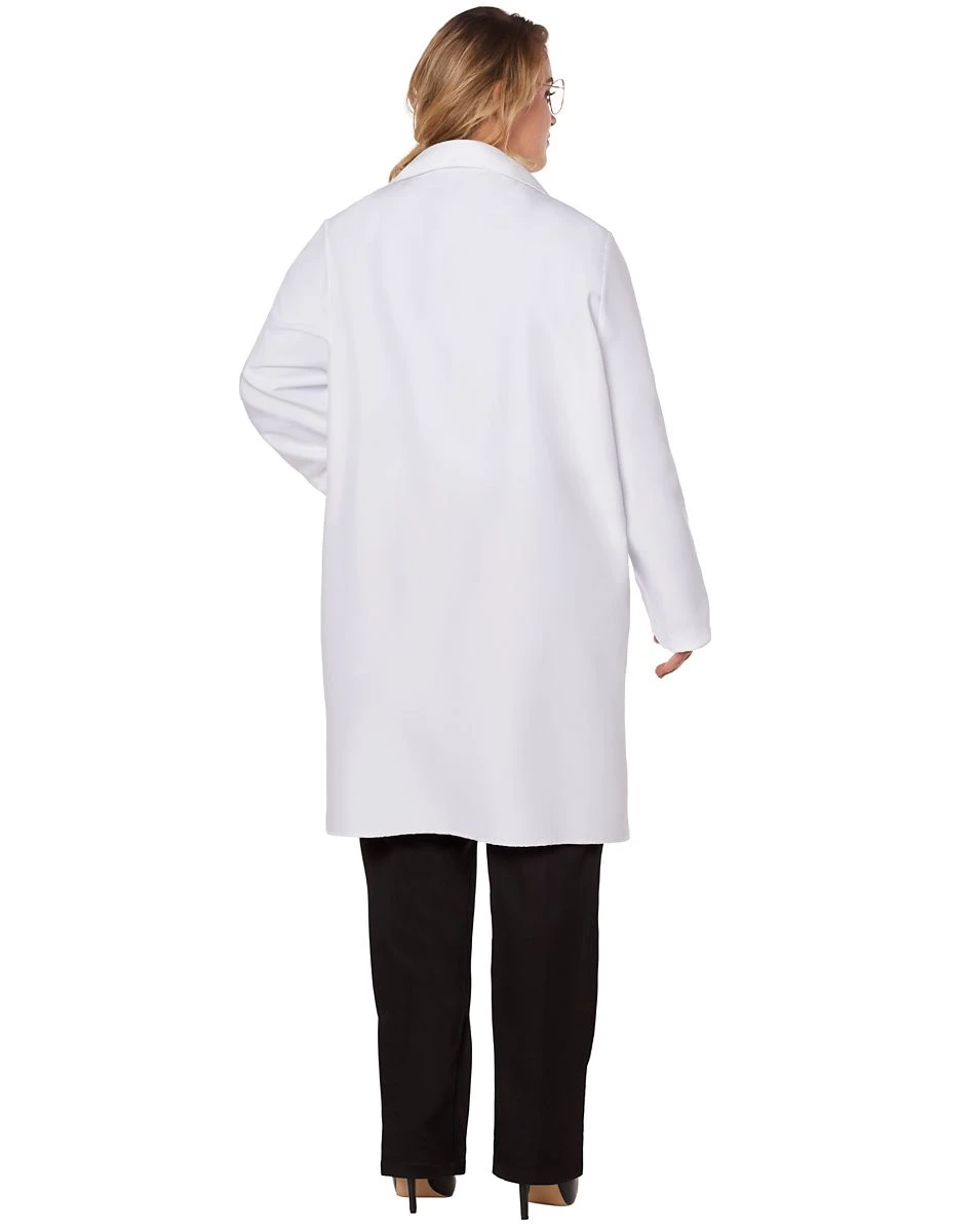 Spirit Halloween Adult Lab Coat Plus Size Costume 2 Spirit Halloween Adult Lab Coat Plus Size Costume - Image 2