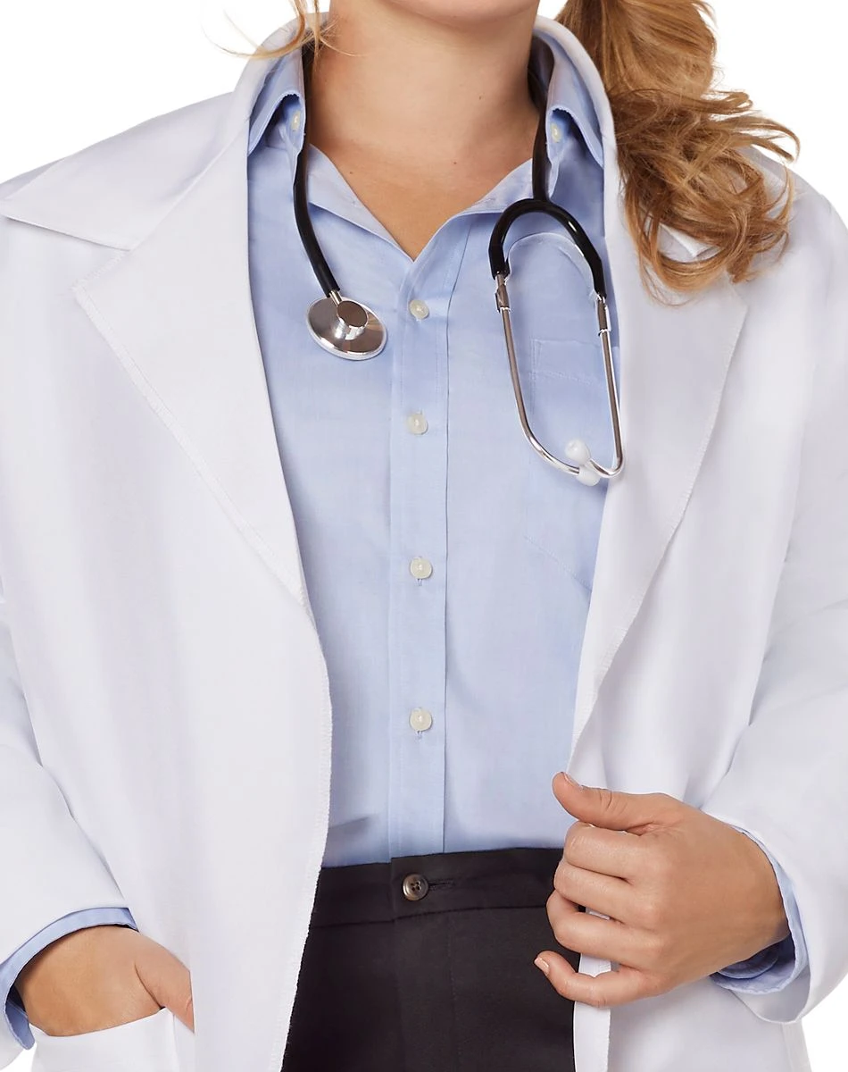 Spirit Halloween Adult Lab Coat Plus Size Costume 3 Spirit Halloween Adult Lab Coat Plus Size Costume - Image 3