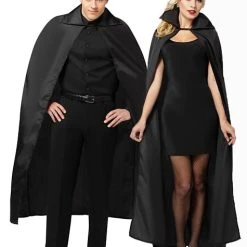 Spirit Halloween 56 Inch Black Cape
