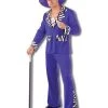 Spirit Halloween Adult Purple Pimp Costume