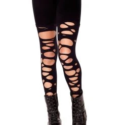 Spirit Halloween Kids Tattered Tights -Cheap Trick Or Treat Hub Store 01147602 a