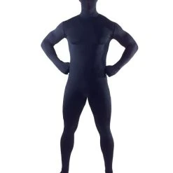 Spirit Halloween Adult Super Skins® Black Zentai Skin Suit Costume