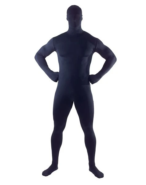 Spirit Halloween Adult Super Skins® Black Zentai Skin Suit Costume 1 Spirit Halloween Adult Super Skins® Black Zentai Skin Suit Costume