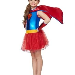Spirit Halloween Kids Supergirl Tutu Costume - DC Comics -Cheap Trick Or Treat Hub Store 01154079 c