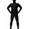 Spirit Halloween Super Skins® Black Skin Suit Adult Mens Plus Size Costume