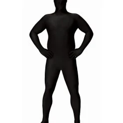 Spirit Halloween Super Skins® Black Skin Suit Adult Mens Plus Size Costume