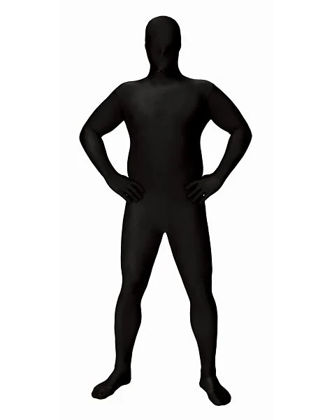 Spirit Halloween Adult Super Skins® Black Zentai Skin Suit Costume 3 Spirit Halloween Adult Super Skins® Black Zentai Skin Suit Costume - Image 3