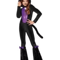 Spirit Halloween Kids Black Cat One Piece Costume