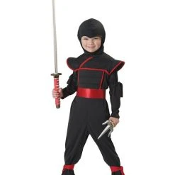 Spirit Halloween Toddler Stealth Ninja Costume -Cheap Trick Or Treat Hub Store 01179530 b