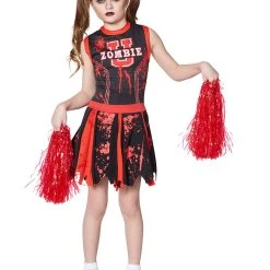 Spirit Halloween Kids Zombie U Cheerleader Costume
