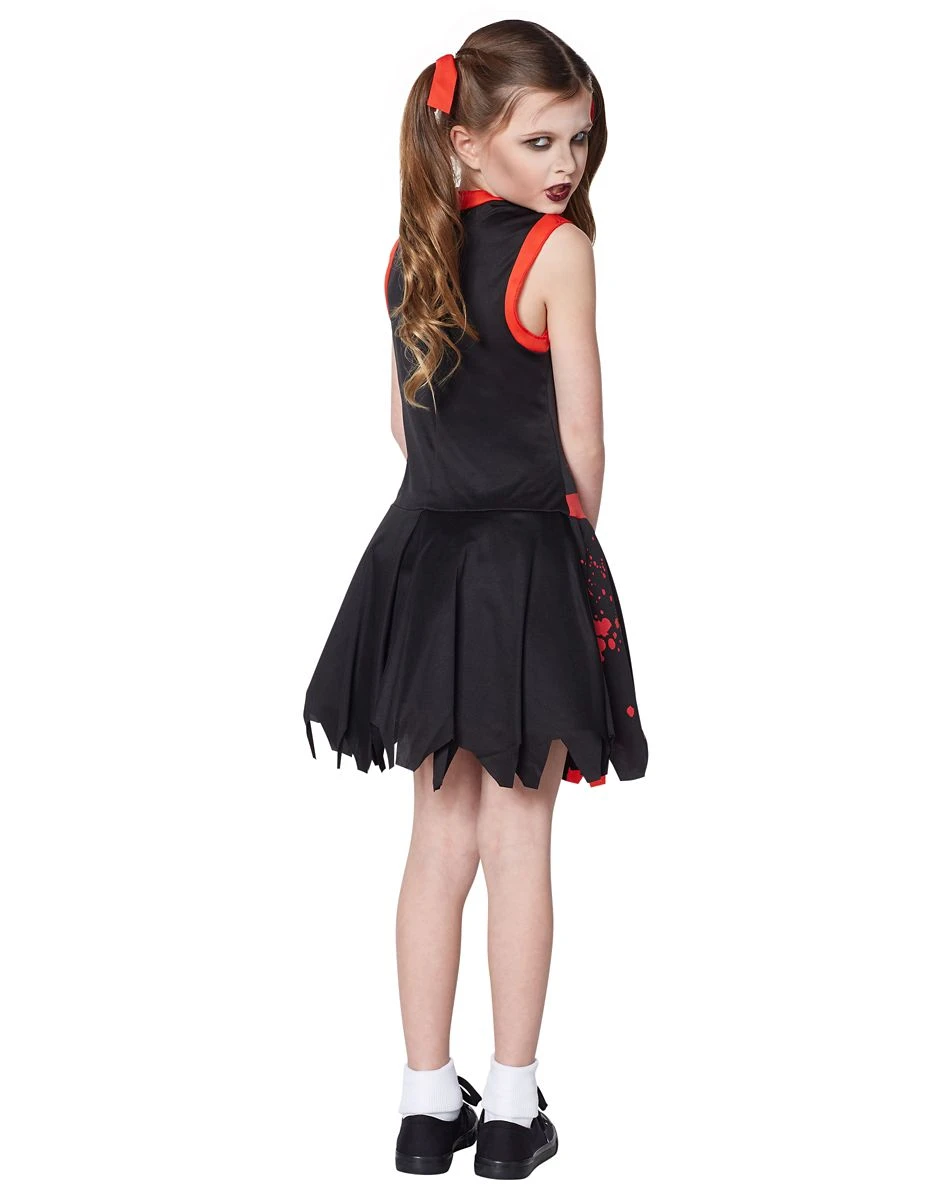 Spirit Halloween Kids Zombie U Cheerleader Costume 2 Spirit Halloween Kids Zombie U Cheerleader Costume - Image 2
