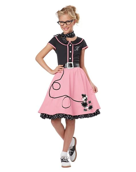 Spirit Halloween Kids Sock Hop Sweetie Costume 3 Spirit Halloween Kids Sock Hop Sweetie Costume - Image 3