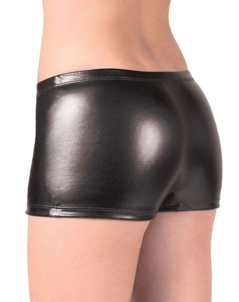 Spirit Halloween Metallic Boyshort Panties - Black 1 Spirit Halloween Metallic Boyshort Panties - Black