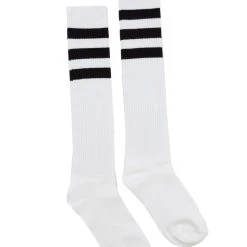Spirit Halloween Black and White Referee Socks