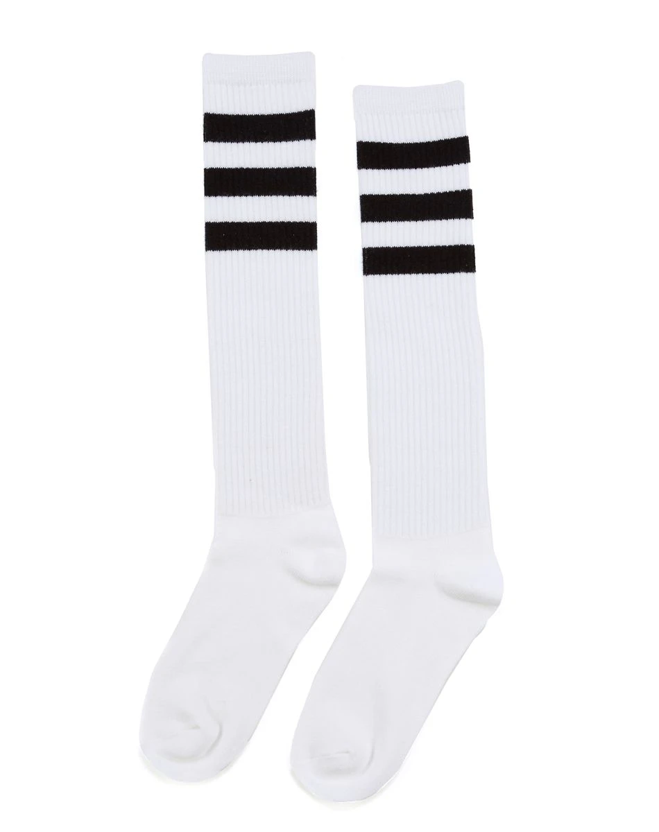 Spirit Halloween Black and White Referee Socks 2 Spirit Halloween Black and White Referee Socks - Image 2