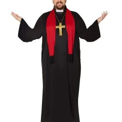 Spirit Halloween Adult Priest Plus Size Costume