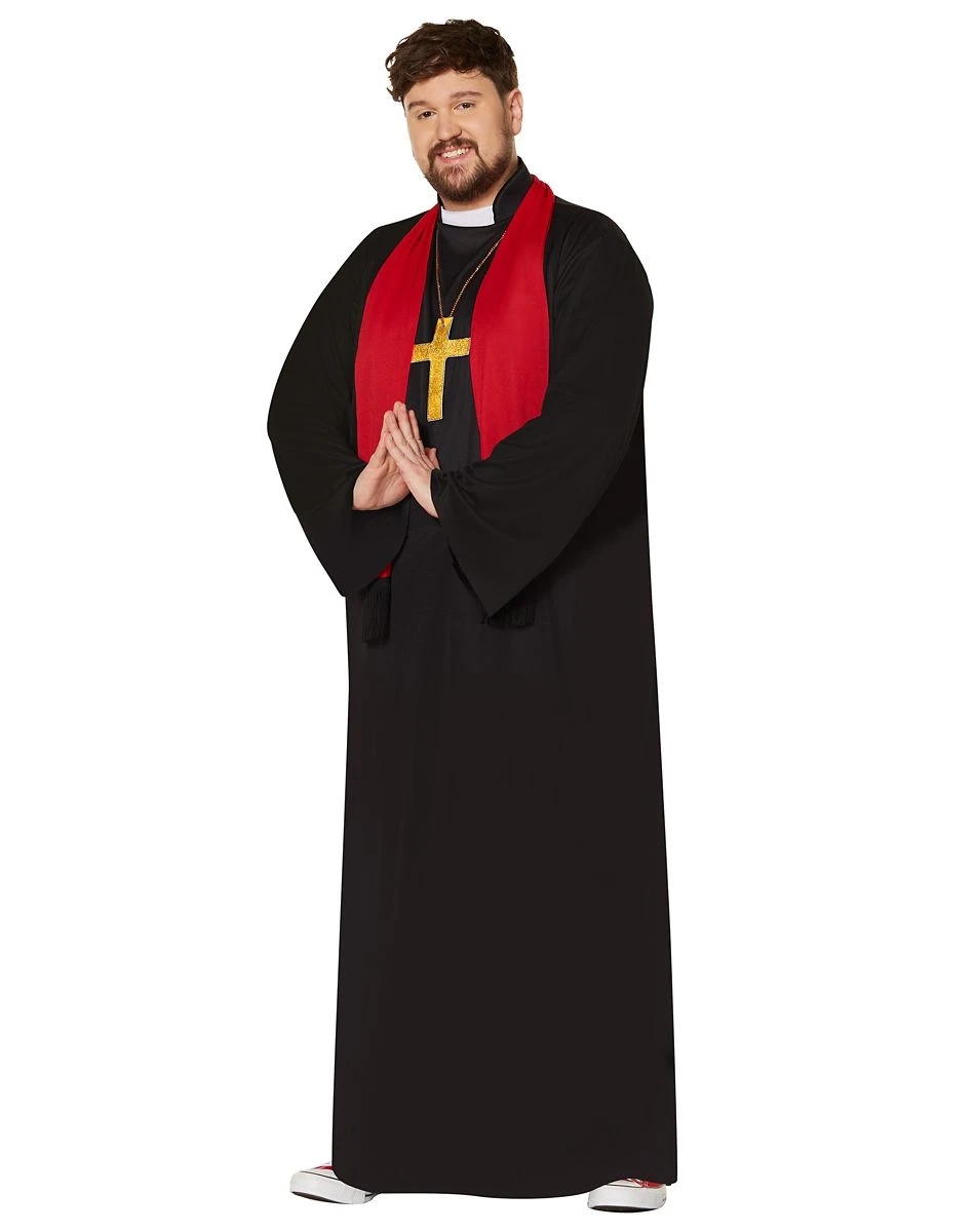 Spirit Halloween Adult Priest Costume 6 Spirit Halloween Adult Priest Costume - Image 6