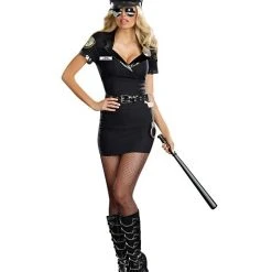 Spirit Halloween Adult Officer Anita Bribe Police Costume -Cheap Trick Or Treat Hub Store 01218700 a