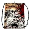 Spirit Halloween Zombie Skull Cinch Bag