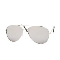 Spirit Halloween Silver Aviator Sunglasses