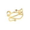 Spirit Halloween Goldtone Snake Cuff Bracelet