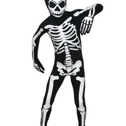Spirit Halloween Kids Skeleton Skin Suit Costume