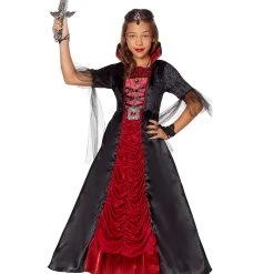 Spirit Halloween Kids Royal Vampiress Dress Costume