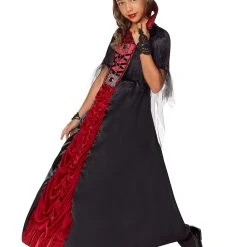 Spirit Halloween Kids Royal Vampiress Dress Costume -Cheap Trick Or Treat Hub Store 01225523 c